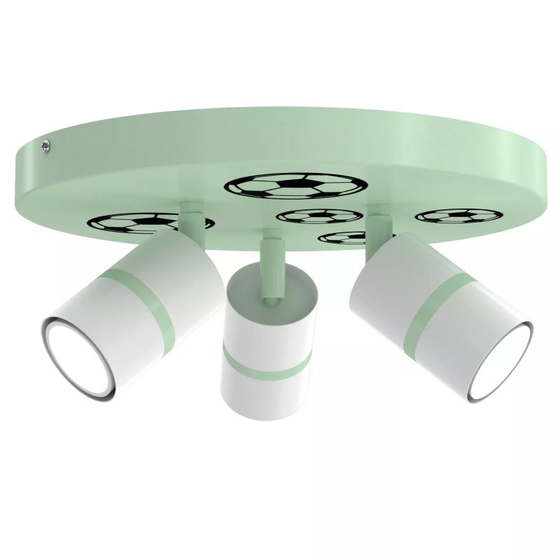 LAMPA ŚCIENNA ŻYRANDOL PLAFON PIŁKA NOŻNA LED BOY CHŁOPAK SPOT LED KOLORY