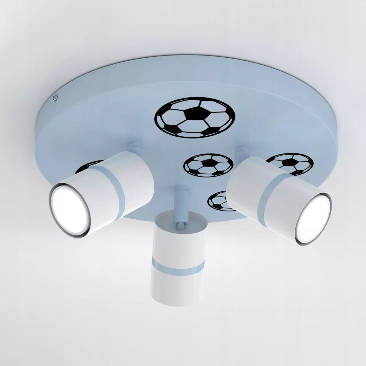 LAMPA ŚCIENNA ŻYRANDOL PLAFON PIŁKA NOŻNA LED BOY CHŁOPAK SPOT LED KOLORY