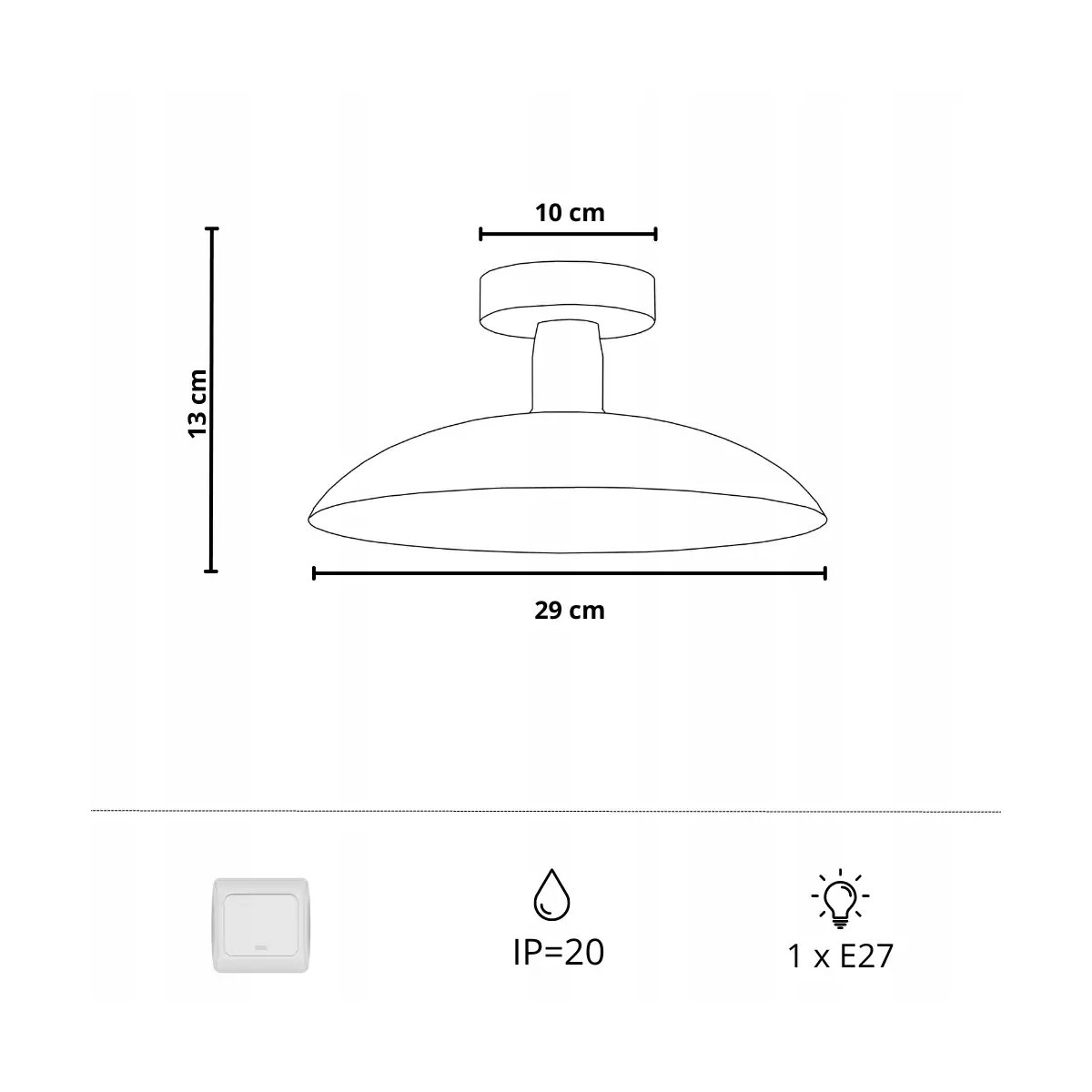 PLAFON LAMPA SUFITOWA ŻYRANDOL LOFT LED BEŻ GOLD E27 DUŻY KLOSZ KOLORY