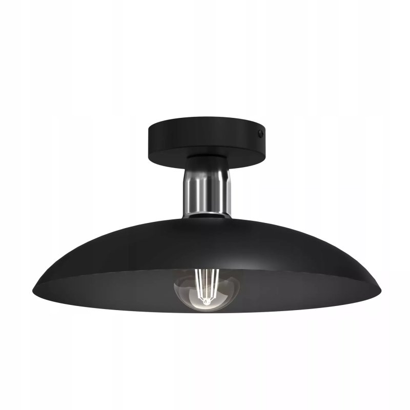 PLAFON LAMPA SUFITOWA ŻYRANDOL LOFT LED BEŻ GOLD E27 DUŻY KLOSZ KOLORY