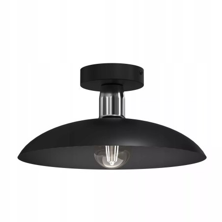 PLAFON LAMPA SUFITOWA ŻYRANDOL LOFT LED BEŻ GOLD E27 DUŻY KLOSZ KOLORY