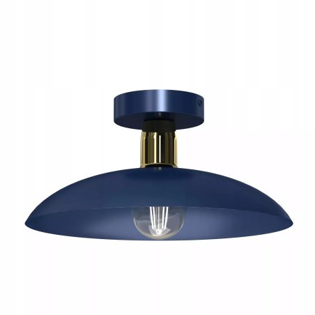 PLAFON LAMPA SUFITOWA ŻYRANDOL LOFT LED BEŻ GOLD E27 DUŻY KLOSZ KOLORY