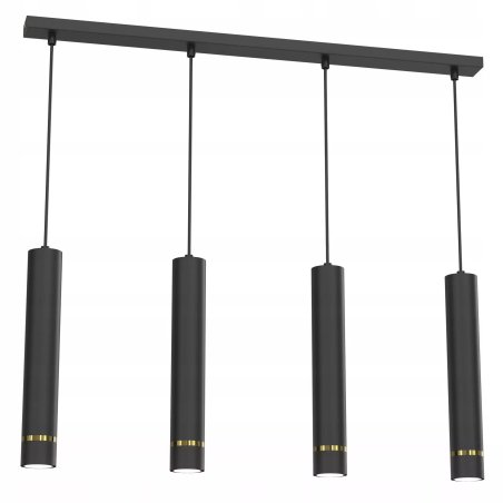 LAMPA SUFITOWA WISZĄCA SOPEL TUBA NAD STÓŁ LOFT BIAŁY CZARNY WARIANTY 3-PKT 4-PKT