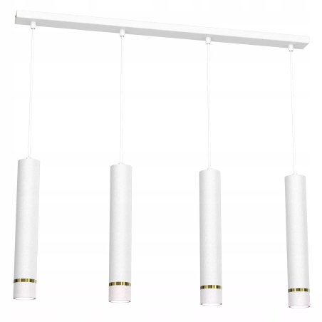 LAMPA SUFITOWA WISZĄCA SOPEL TUBA NAD STÓŁ LOFT BIAŁY CZARNY WARIANTY 3-PKT 4-PKT