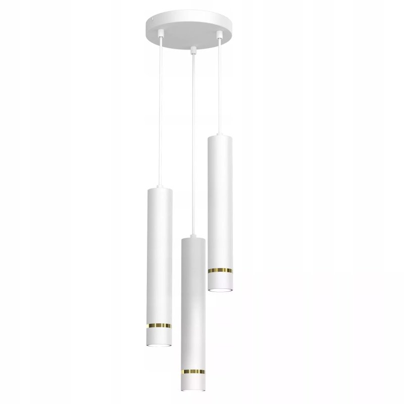 LAMPA WISZĄCA SUFITOWA TUBA ZWIS METAL GU10 LED SOPEL 1-pkt 2-pkt 3-pkt WARIANTY