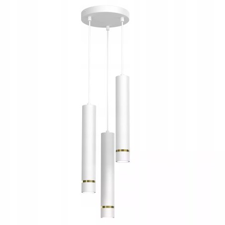LAMPA WISZĄCA SUFITOWA TUBA ZWIS METAL GU10 LED SOPEL 1-pkt 2-pkt 3-pkt WARIANTY
