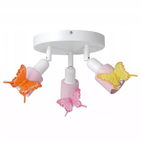 PLAFON LAMPA SUFITOWA ŻYRANDOL DLA DZIEWCZYNKI LED NA KOLE / LISTWA / KINKIET
