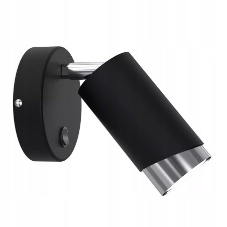PLAFON KINKIET RUCHOMY LAMPA ŚCIENNA SPOT GU10 LED CZARNY WARIANTY