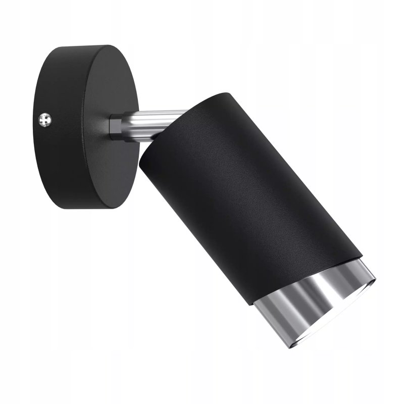PLAFON KINKIET RUCHOMY LAMPA ŚCIENNA SPOT GU10 LED CZARNY WARIANTY