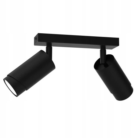 LAMPA SUFITOWA PLAFON TUBY METAL GU10 LOFT SPOT CZARNY 2-PKT 3-PKT 4-PKT 5-PKT