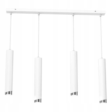 LAMPA SUFITOWA WISZĄCA TUBY METAL GU10 LOFT SPOT BIAŁY  BEŻOWY SOPEL WARIANTY 3-PKT i 4-PKT