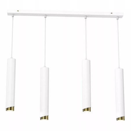LAMPA SUFITOWA WISZĄCA TUBY METAL GU10 LOFT SPOT BIAŁY  BEŻOWY SOPEL WARIANTY 3-PKT i 4-PKT