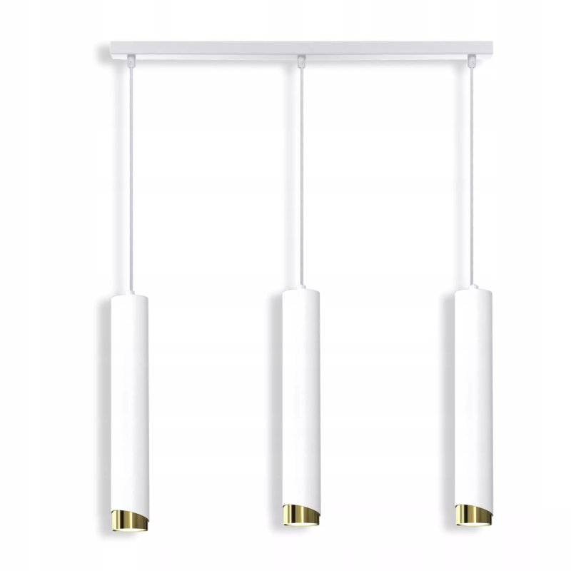 LAMPA SUFITOWA WISZĄCA TUBY METAL GU10 LOFT SPOT BIAŁY  BEŻOWY SOPEL WARIANTY 3-PKT i 4-PKT