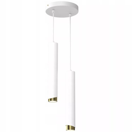 LAMPA SUFITOWA WISZĄCA TUBY METAL GU10 LOFT SPOT BIAŁY SOPEL 1-PKT 2-PKT 3-PKT