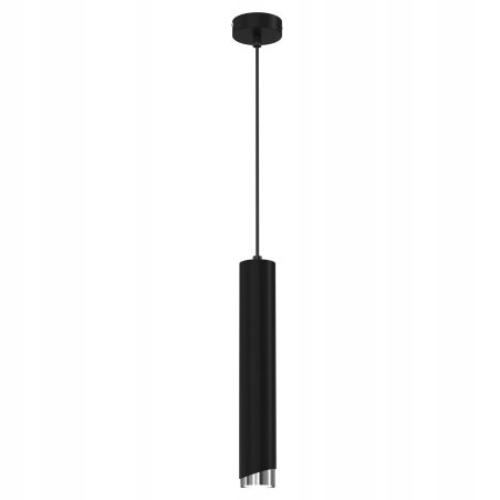 LAMPA SUFITOWA WISZĄCA TUBY METAL GU10 LOFT SPOT CZARNY SOPEL WARIANTY 1-PKT 2-PKT 3-PKT
