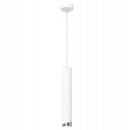 LAMPA SUFITOWA WISZĄCA TUBY METAL GU10 LOFT SPOT BIAŁY SOPEL 1-PKT 2-PKT 3-PKT