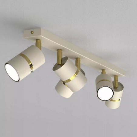 LAMPA SUFITOWA REFLEKTOR PLAFON GU10 BEŻ KASZMIR WARIANTY