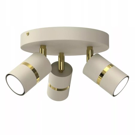 LAMPA SUFITOWA BEŻOWA KASZMIROWA NA KOLE WARIANTY