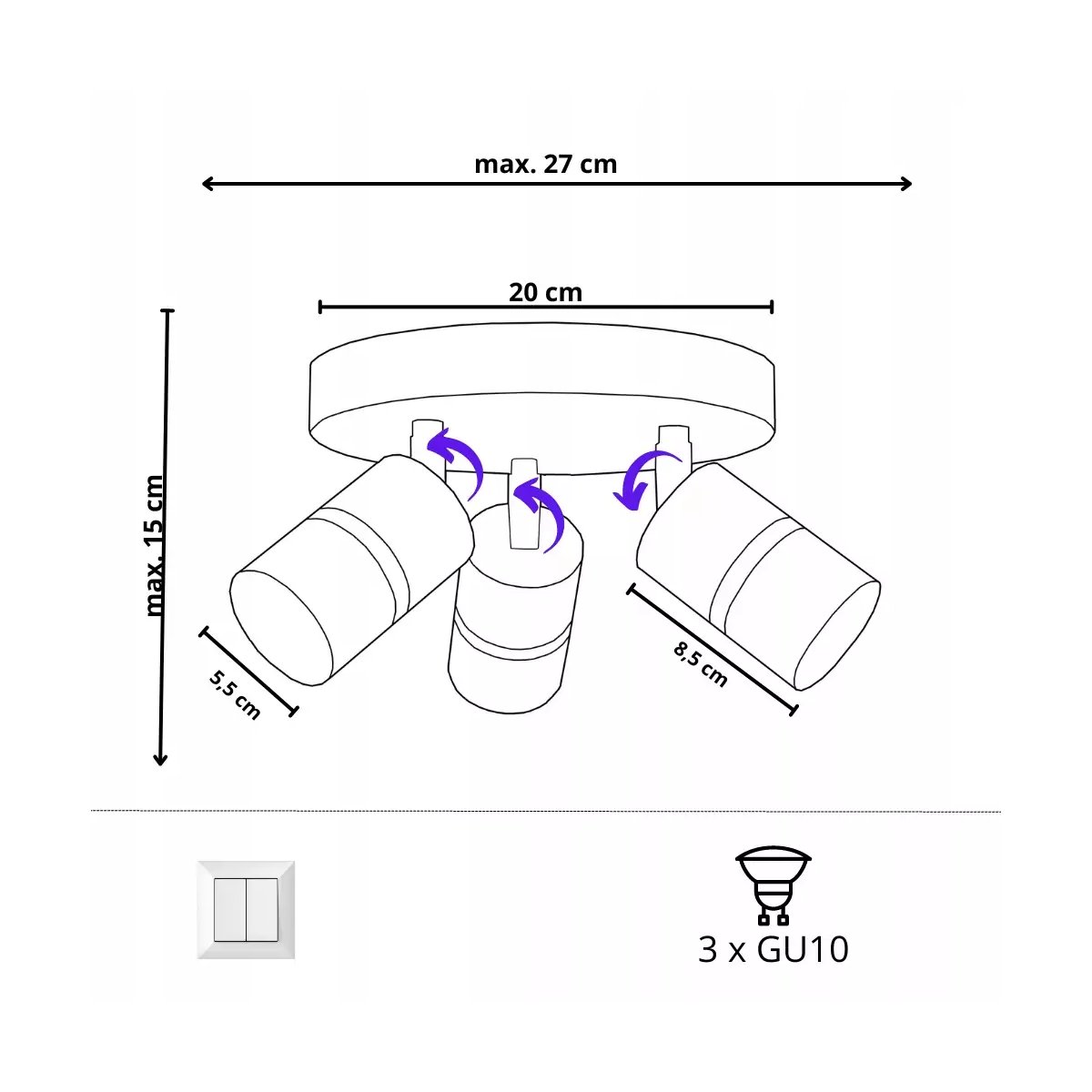 LAMPA SUFITOWA BEŻOWA KASZMIROWA NA KOLE WARIANTY