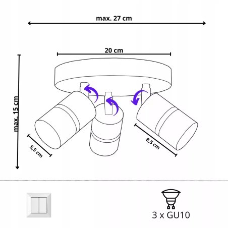 LAMPA SUFITOWA BEŻOWA KASZMIROWA NA KOLE WARIANTY