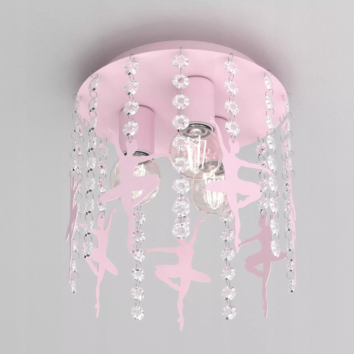 PLAFON ŻYRANDOL DLA DZIEWCZYNKI CHŁOPCA KRYSZTAŁKI WARIANTY E27