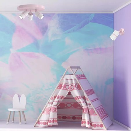 DZIECIĘCA LAMPA PLAFON REGULOWANY SPOT LED GU10 ZŁOTY