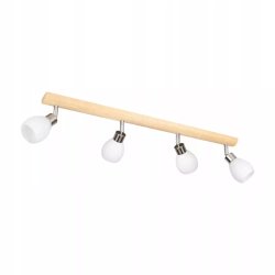 LAMPA SUFITOWA G9 PLAFON DĄB SPOT LISTWA REGULOWANA DĄB - GRATIS