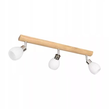 LAMPA SUFITOWA G9 PLAFON DĄB SPOT LISTWA REGULOWANA DĄB - GRATIS