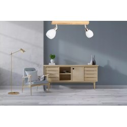 LAMPA SUFITOWA G9 PLAFON DĄB SPOT LISTWA REGULOWANA DĄB - GRATIS