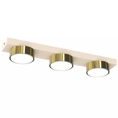 LAMPA DO SALONU SUFITOWA PLAFON LED LOFT GX53 BEŻ ECRU SPOT KASZMIR