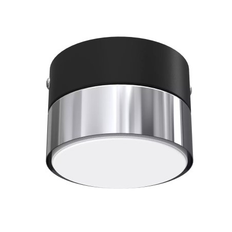 LAMPA DO SALONU SUFITOWA PLAFON LED LOFT GX53 CZARNA CHROM