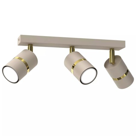 LAMPA SUFITOWA REFLEKTOR PLAFON GU10 BEŻ KASZMIR WARIANTY