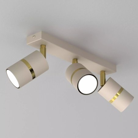 LAMPA SUFITOWA REFLEKTOR PLAFON GU10 BEŻ KASZMIR WARIANTY