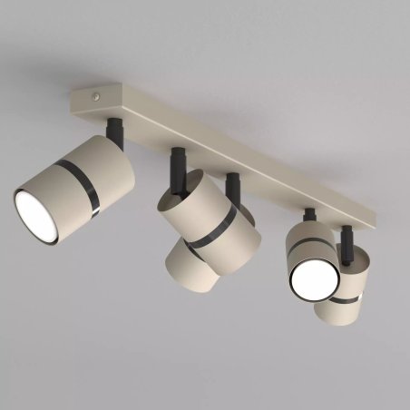 LAMPA SUFITOWA REFLEKTOR PLAFON GU10 BEŻ KASZMIR WARIANTY