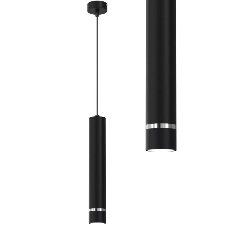 LAMPA WISZĄCA SUFITOWA TUBA ZWIS METAL GU10 LED SOPEL 1-pkt 2-pkt 3-pkt WARIANTY
