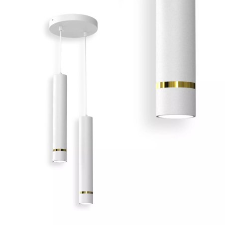 LAMPA WISZĄCA SUFITOWA TUBA ZWIS METAL GU10 LED SOPEL 1-pkt 2-pkt 3-pkt WARIANTY