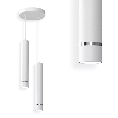 LAMPA WISZĄCA SUFITOWA TUBA ZWIS METAL GU10 LED SOPEL 1-pkt 2-pkt 3-pkt WARIANTY