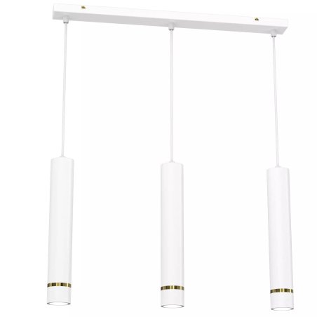 LAMPA SUFITOWA WISZĄCA SOPEL TUBA NAD STÓŁ LOFT BIAŁY CZARNY WARIANTY 3-PKT 4-PKT