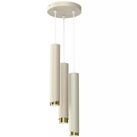 LAMPA SUFITOWA WISZĄCA TUBY METAL GU10 LOFT SPOT BIAŁY SOPEL 1-PKT 2-PKT 3-PKT