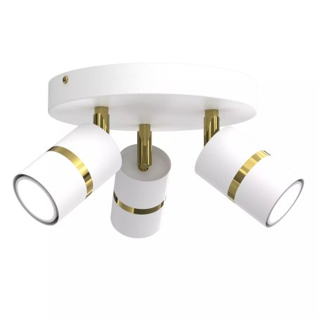 SPOT PLAFON TUBA LED NA KOLE BIAŁA CZARNA ZŁOTA CHROM WARIANTY