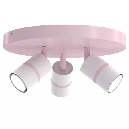 DZIECIĘCA LAMPA PLAFON SUFITOWA ŻYRANDOL LED GU10 1-PKT 3-PKT NIEBIESKA / RÓŻOWA / ZIELONA