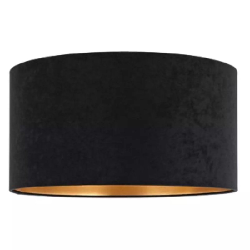 ABAŻUR WALEC DO LAMPY WISZĄCEJ STOJĄCEJ WELUR GOLD KOLORY / 20CM / 40CM