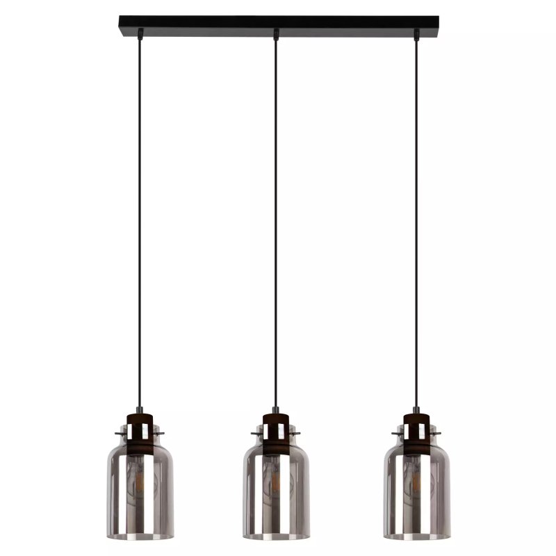 LAMPA WISZĄCA NAD WYSPĘ ŻYRANDOL SZKŁO KLOSZ LOFT REGULACJA