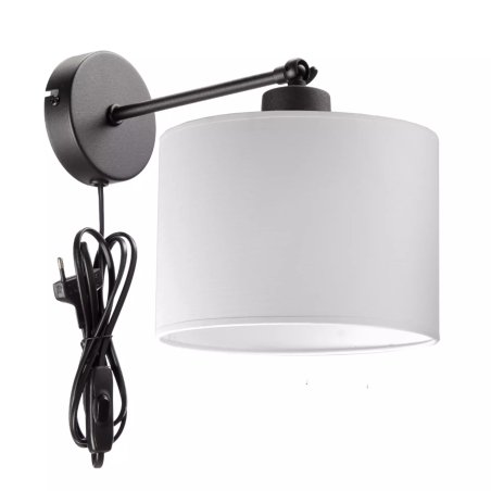 KLASYCZNA LAMPKA ŚCIENNA KINKIET WALEC E27 LED