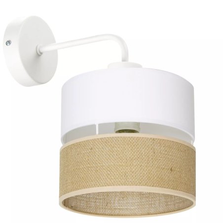 LAMPA ŚCIENNA KINKIET JUTA BOHO JUTOWA DUO PASY