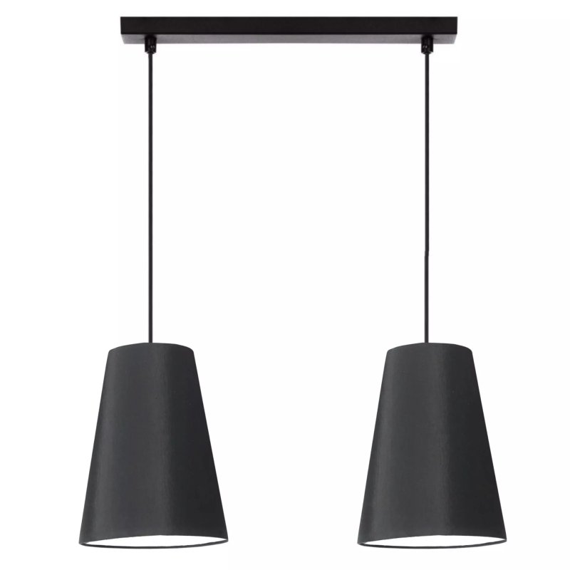 LISTWA LAMPA WISZĄCA SUFITOWA ABAŻUR STOŻEK KOLORY E27