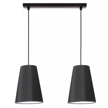 LISTWA LAMPA WISZĄCA SUFITOWA ABAŻUR STOŻEK KOLORY E27