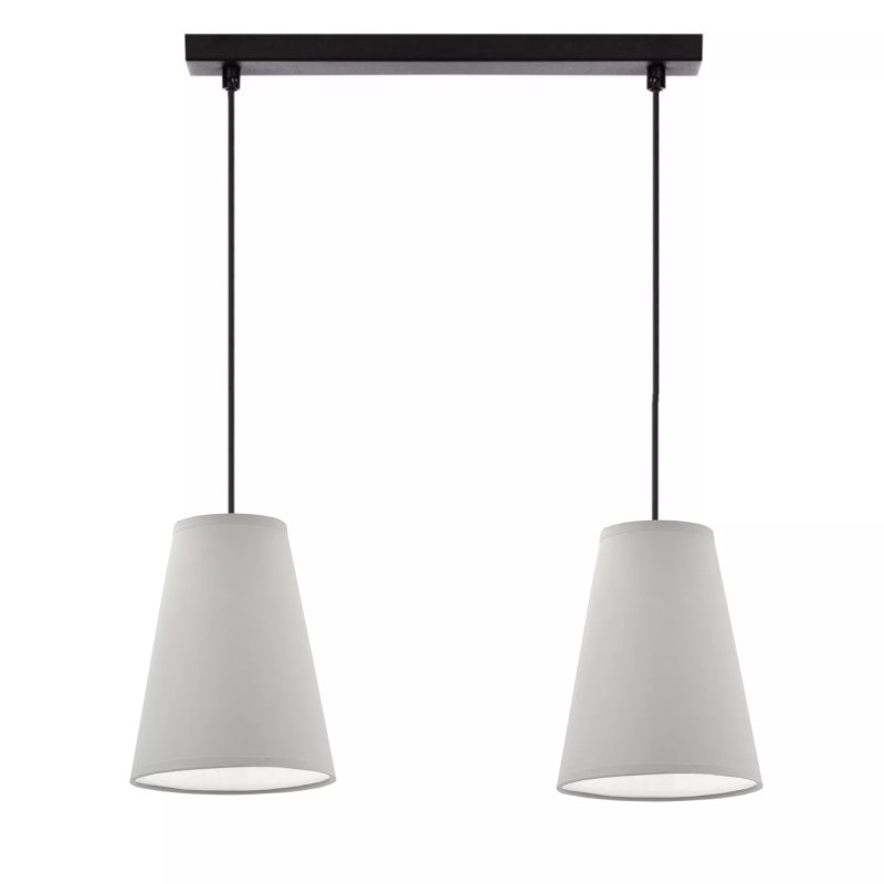 LISTWA LAMPA WISZĄCA SUFITOWA ABAŻUR STOŻEK KOLORY E27