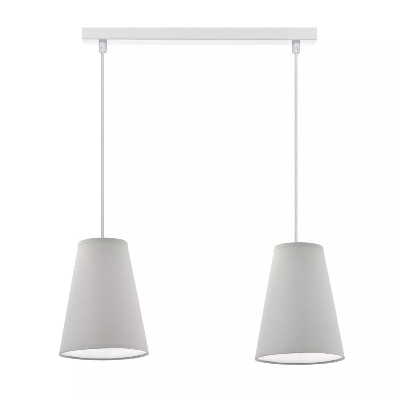 LISTWA LAMPA WISZĄCA SUFITOWA ABAŻUR STOŻEK KOLORY E27