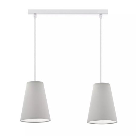 LISTWA LAMPA WISZĄCA SUFITOWA ABAŻUR STOŻEK KOLORY E27